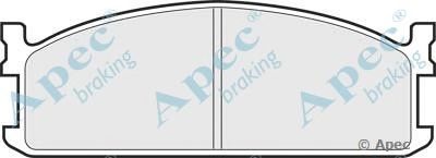 APEC BRAKING pad483 -  Комплект тормозных колодок, дисковый тормоз